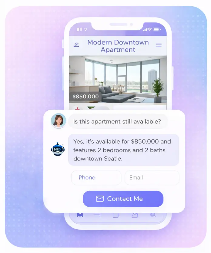 next chatbot for real estate agencies